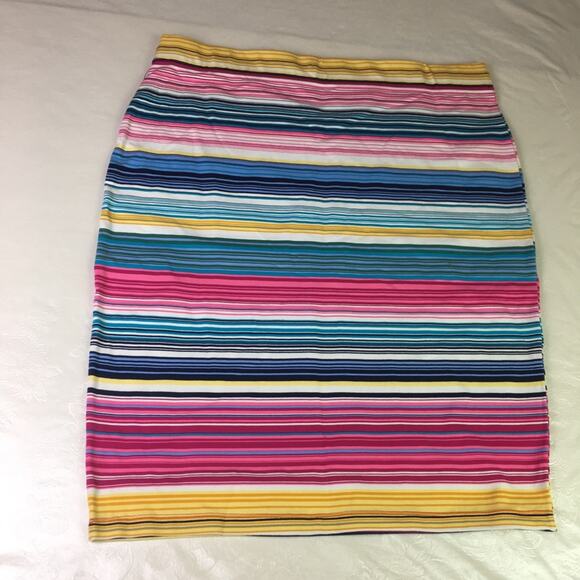 A.n.a striped pencil skirt lia stripe 0X - Picture 4 of 10